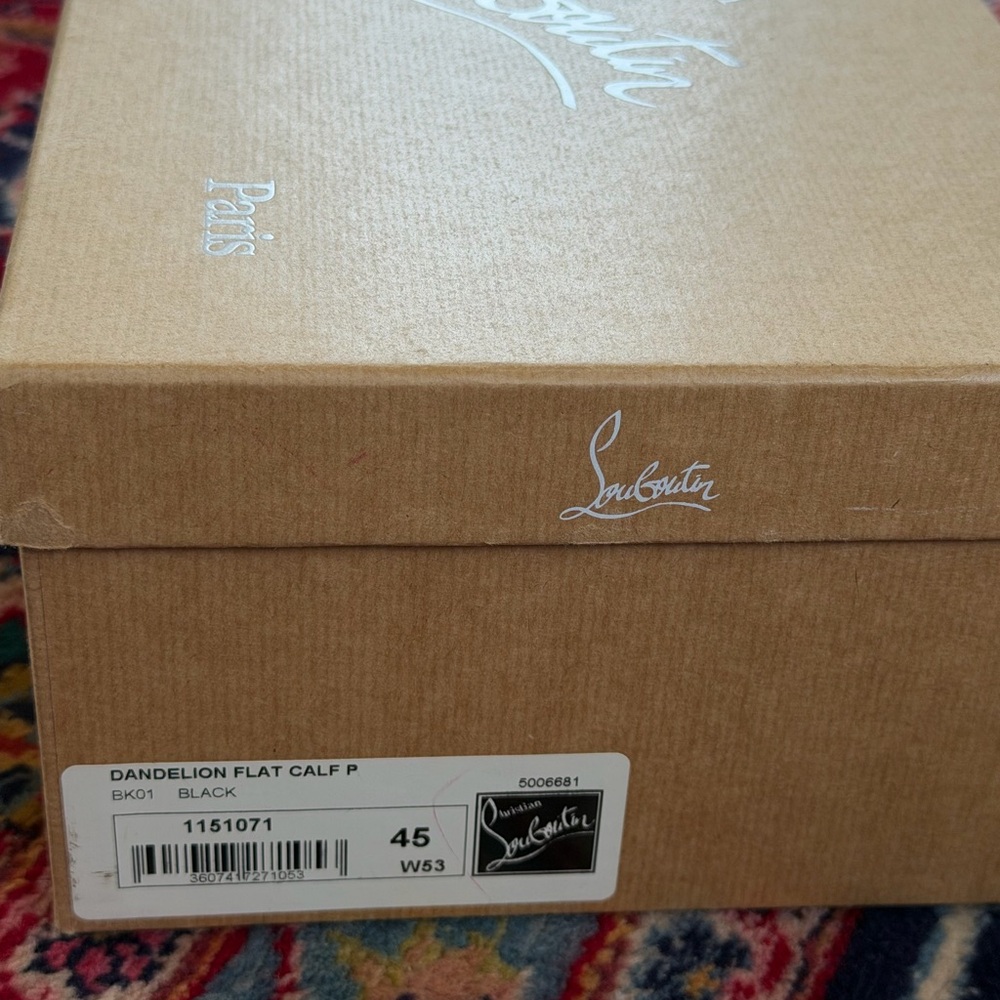 Christian Louboutin Black Loafers
